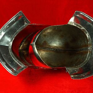 Mittelalter Exklusiver Armet Kampfhelm