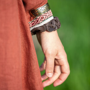 Mittelalter geätztes Armband aus Messing „Mittelalter Familie”