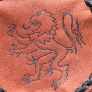 Mittelalter Gürteltasche "Löwe"