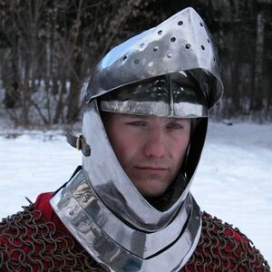 Mittelalter Hundgugel Helm 1,5 Mm Stahl