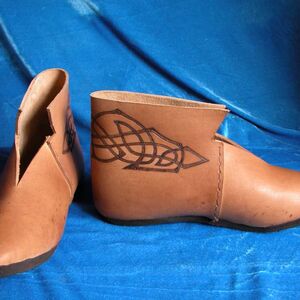 Mittelalter: Keltische Stiefel Mit Gummisohle