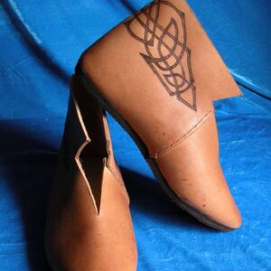 Mittelalter: Keltische Stiefel Mit Gummisohle