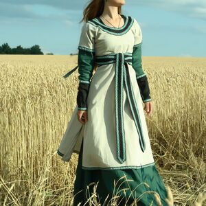 Mittelalter Kleid Mit Oberkleid