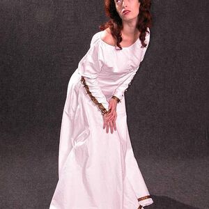 Mittelalter Kleid mit Chemise "Dame des Herzens"
