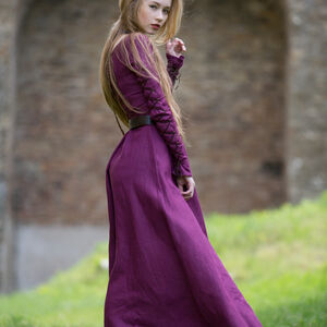Mittelalter Kleid in Violett