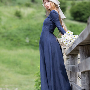 Mittelalter Kleid „Rothaarige Elise“ in Nachtblau