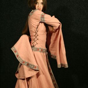 Mittelalter Kleid "Tochter Des Kaufmannes" Xii-xiii Jhdt
