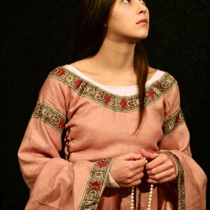 Mittelalter Kleid "Tochter Des Kaufmannes" Xii-xiii Jhdt