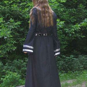 Mittelalter Kleid, Tunika Vii-x. Jhdt, Nordeuropa, Schwarz