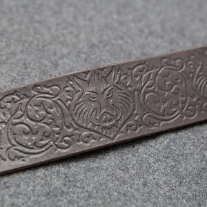 Mittelalter Ledergürtel „Der Keiler“ mit einer Geheimtasche