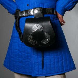 Mittelalter Ledergürteltasche