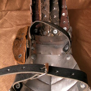 Mittelalter Panzerhandschuhe Mit Beweglichen Fingern