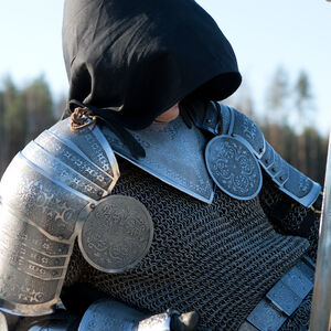 Mittelalter Rüstung Schulterschutz und Kragen