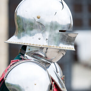 Mittelalter Schaller Helm aus Edelstahl