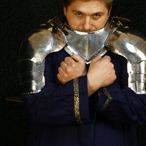 Mittelalter Schulterpanzer kaltgewalzter Stahl