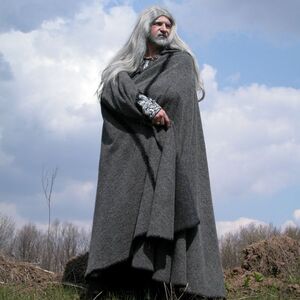 Mittelalter Umhang Aus Reiner Wolle.