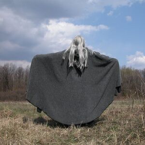 Mittelalter Umhang Aus Reiner Wolle.