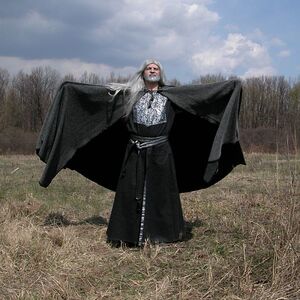 Mittelalter Umhang Aus Reiner Wolle.