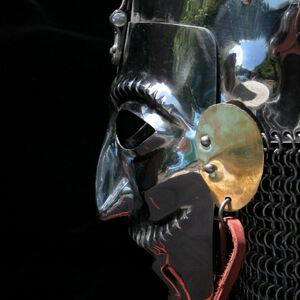 "Polovec" Slavic Cone Helmet With Face-mask Visor