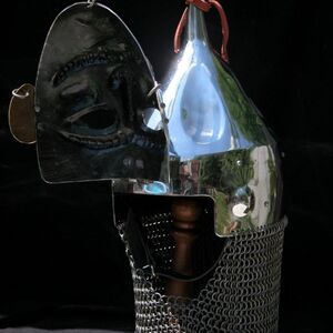 "Polovec" Slavic Cone Helmet With Face-mask Visor