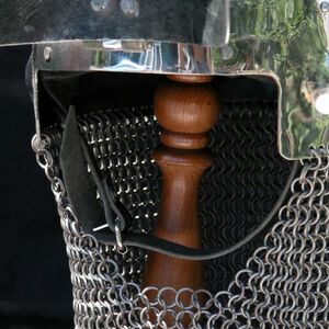 "Polovec" Slavic Cone Helmet With Face-mask Visor