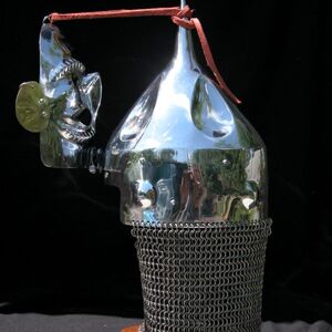 "Polovec" Slavic Cone Helmet With Face-mask Visor