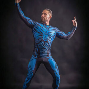 Rashguard-Spathose „Futura“ mit elastischer Kompression für Schwertkampf