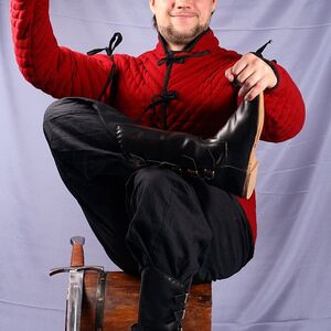 Renaissance Leder Stiefel 'duellant'