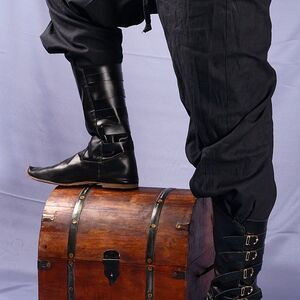 Renaissance Leder Stiefel 'duellant'