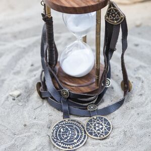 Sale Fantasy Collier „Tochter des Alchimisten“ aus Leder und Messing