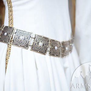 Sale: Geätzter Frauengürtel aus Messing „Die Akkolade“