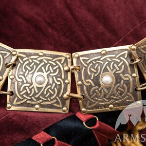 Sale: Geätzter Frauengürtel aus Messing „Die Akkolade“