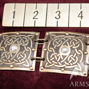 Sale: Geätzter Frauengürtel aus Messing „Die Akkolade“