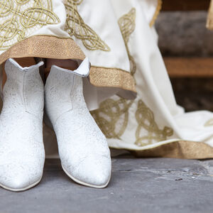 Sale: Gemusterte Damenschuhe aus Leder „Die Akkolade“ | EU-Größe 39