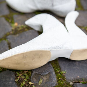 Sale: Gemusterte Damenschuhe aus Leder „Die Akkolade“ | EU-Größe 39