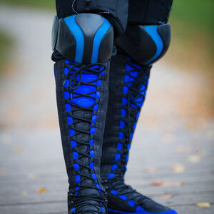 Sale: Hohe Sportstiefel „Drachen“ für HEMA Fechten | Mattschwarzes Leder | EU-42