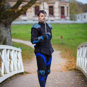 Sale: Hohe Sportstiefel „Drachen“ für HEMA Fechten | Mattschwarzes Leder | EU-42