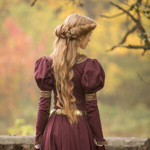 Sale Kleid „Prinzessin im Exil“ | Burgunderrot