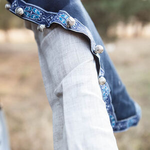 Sale: Kleid „Prinzessin im Exil“ | Dunkelblaue Baumwolle | Größe 12