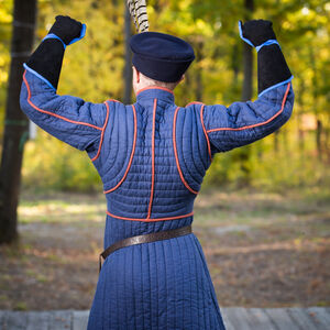 Sale: Langer Gambeson für SCA WMA „Erster Schutz” Sport-Edition | Weinrot | Größe S
