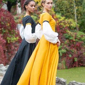 Sale: Leinenkleid mit Schnürung „Stadtfrau“