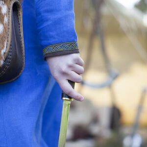 Sale Leinentunika für Wikingerin „Ingrid-Inlandsgöttin“ | Dunkelblaues Leinen | Größe 10