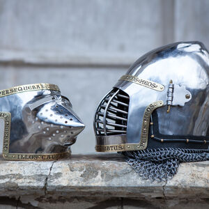 Sale: Mittelalter Beckenhaube „Die Wache des Königs“ | Größe L/XL