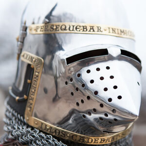 Sale: Mittelalter Beckenhaube „Die Wache des Königs“ | Größe L/XL