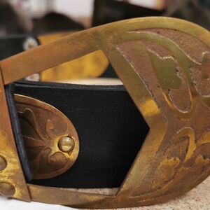 Sale Mittelalter Gürtel „Elf“ | Schwarzes Leder