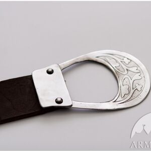 Sale Mittelalter Gürtel „Elf“ | Schwarzes Leder