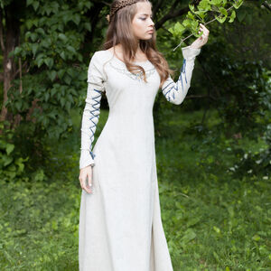 Sale Mittelalter Kleid „Die Zauberin“ | Grünes Leinen
