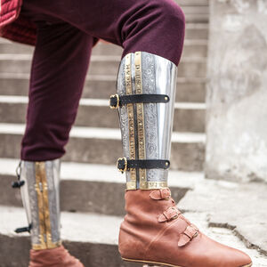 Sale: Mittelalter knöchelhohe Stiefel aus Leder | Einmaliges Angebot