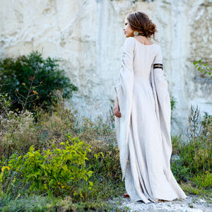 Sale: Mittelalter Tunika „Bogenschützin“ | Baumwoll-Leinen-Mischung