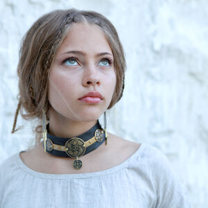 Sale: Mittelalter Tunika „Bogenschützin“ | Baumwoll-Leinen-Mischung